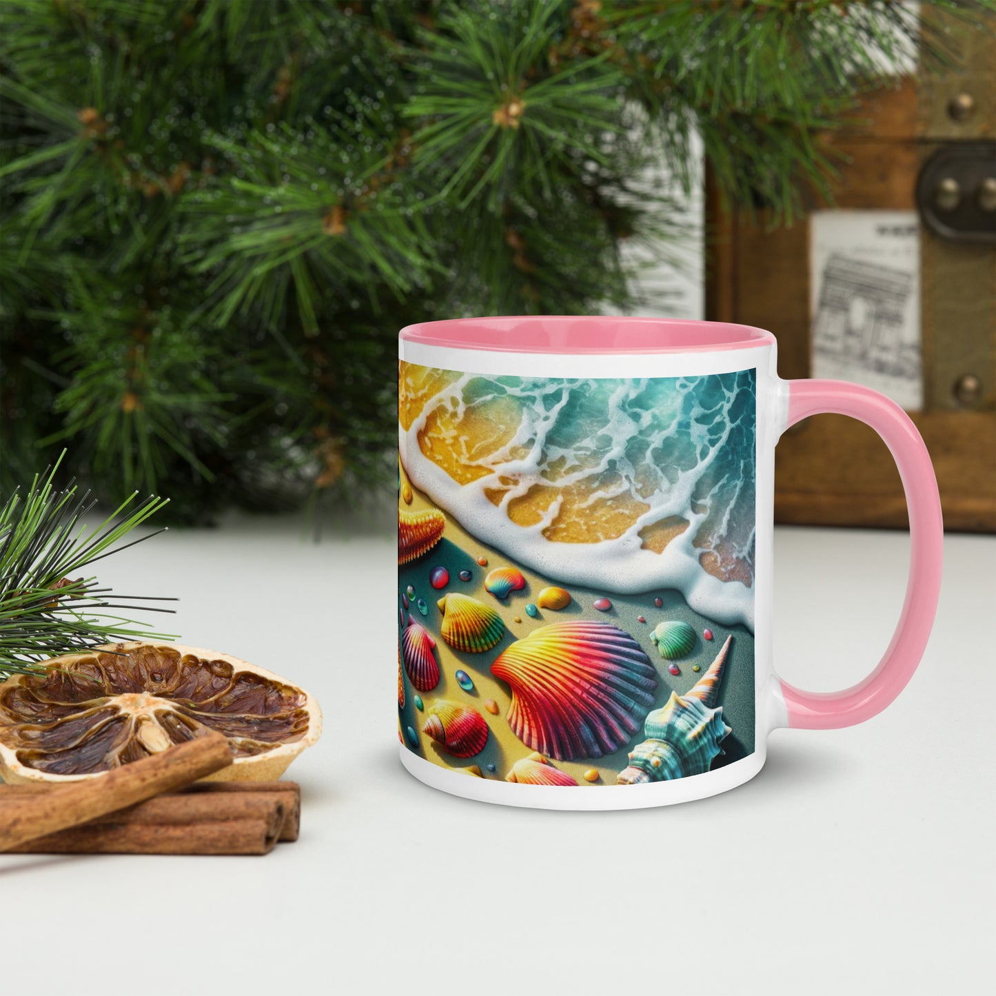 Mug with Color Inside | Seaside Serenity