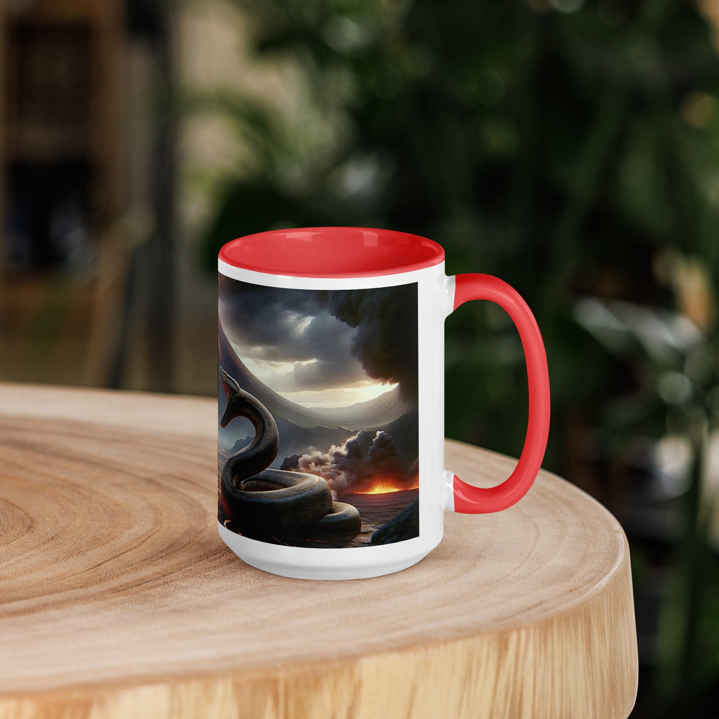 Mug with Color Inside | Prehistoric Fury