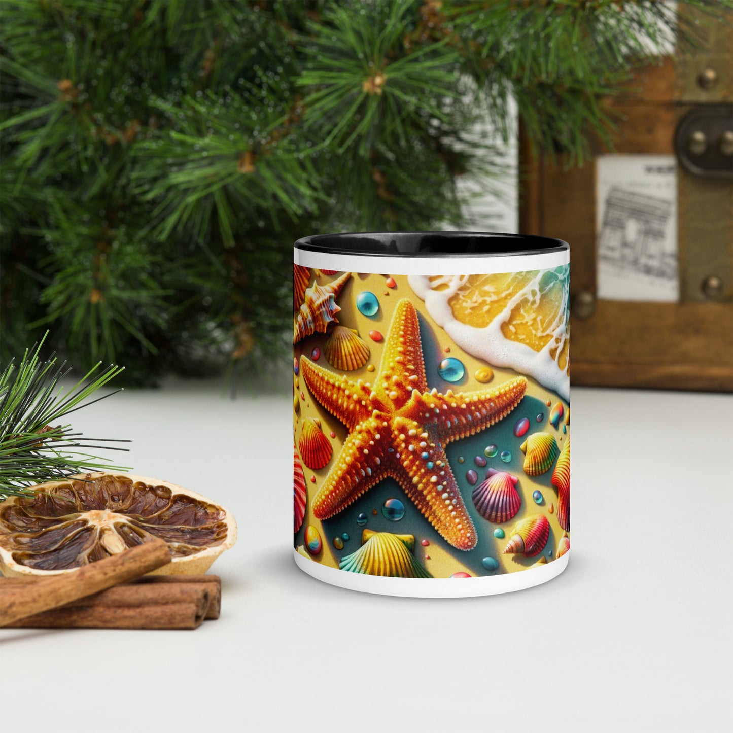 Mug with Color Inside | Seaside Serenity