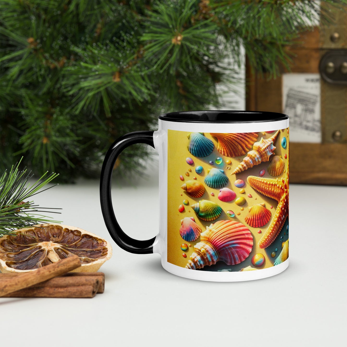Mug with Color Inside | Seaside Serenity