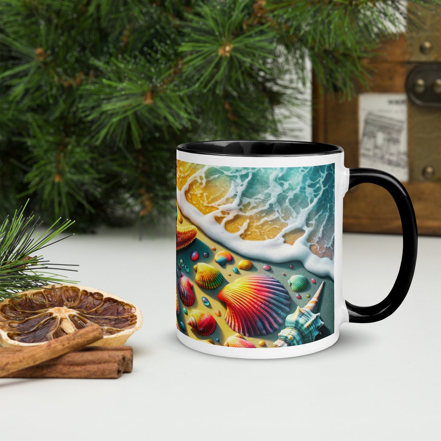 Mug with Color Inside | Seaside Serenity