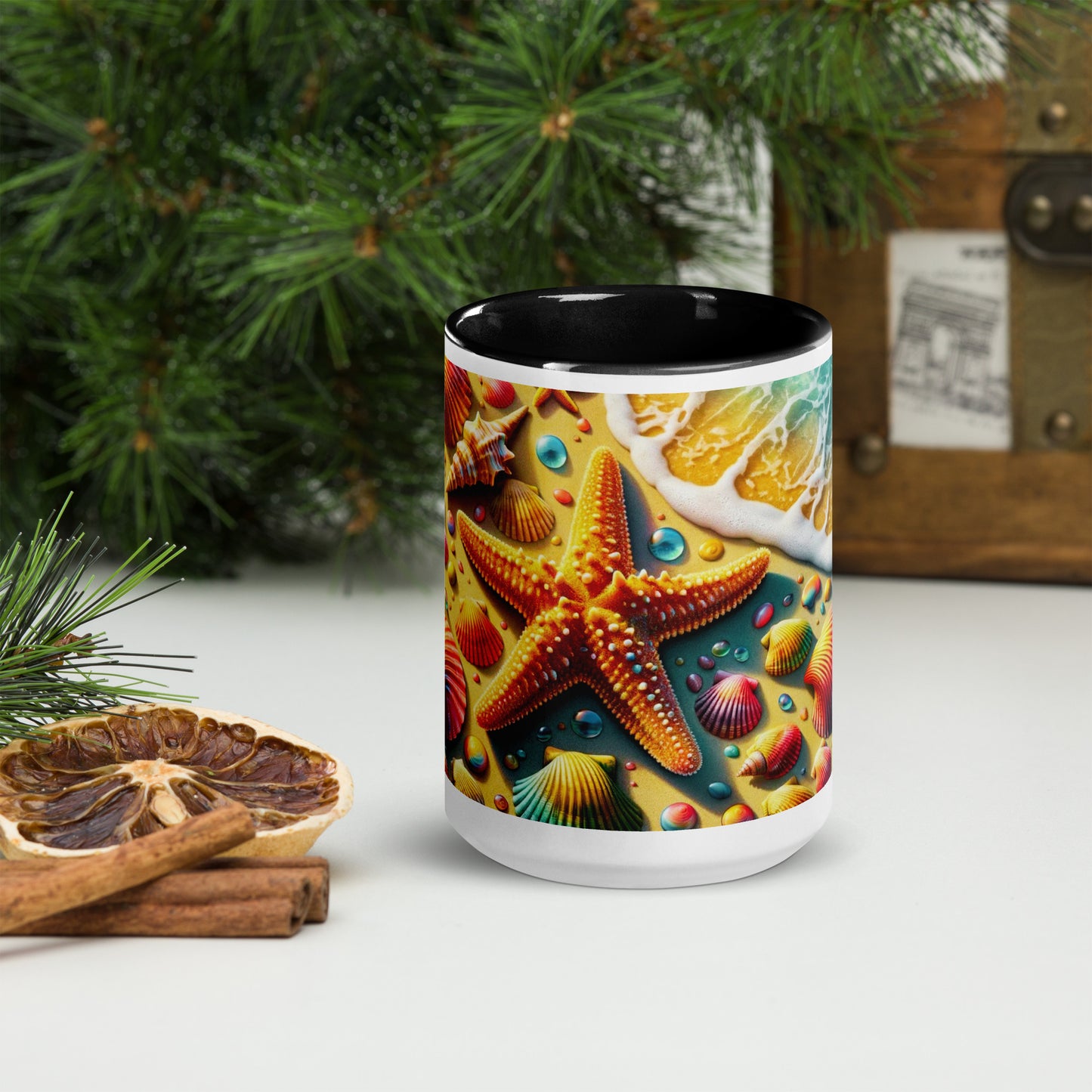 Mug with Color Inside | Seaside Serenity