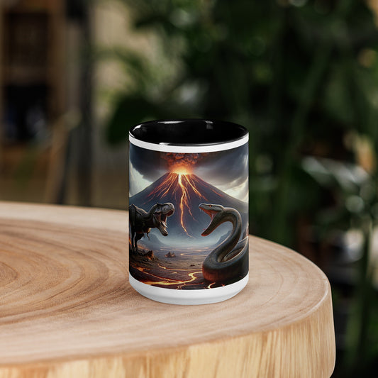 Mug with Color Inside | Prehistoric Fury