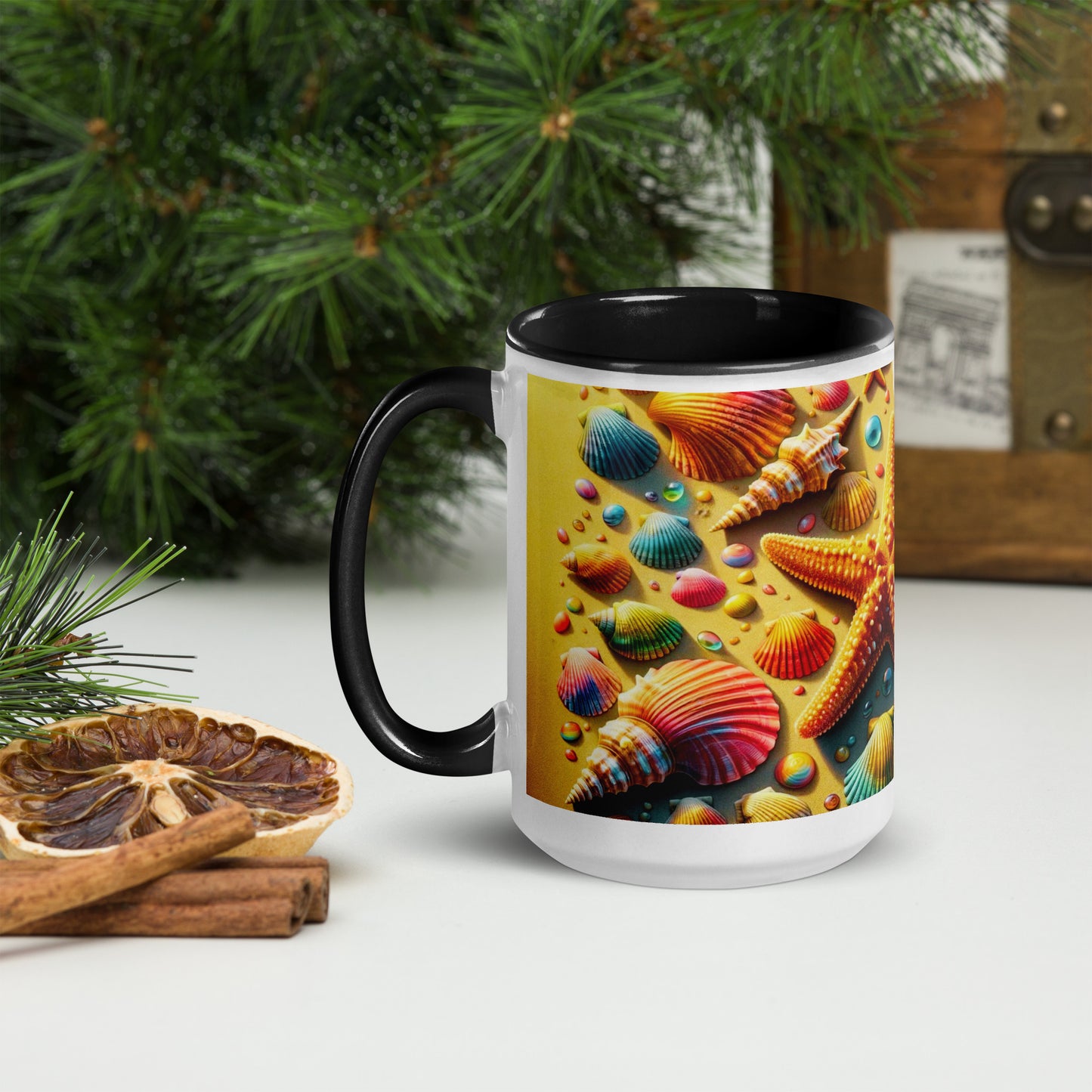 Mug with Color Inside | Seaside Serenity