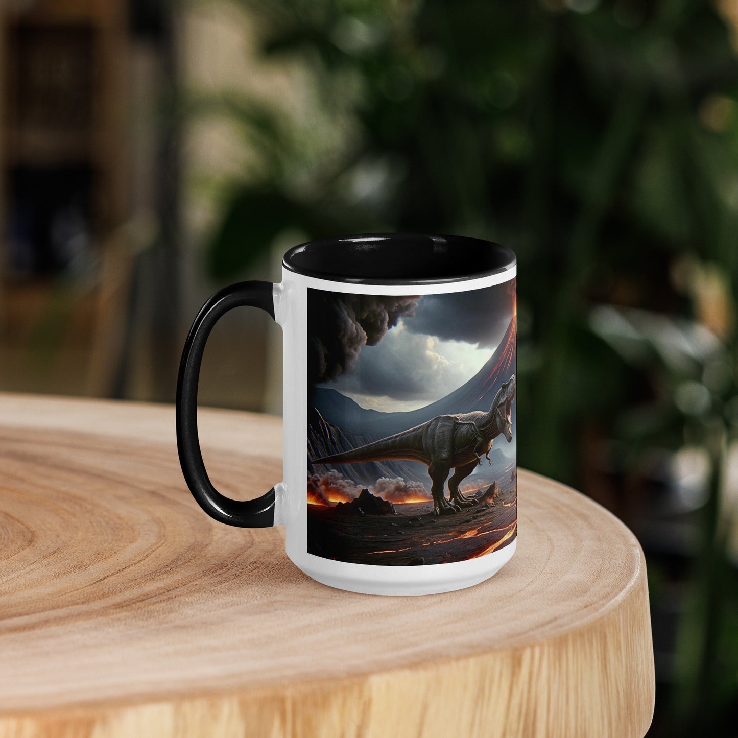 Mug with Color Inside | Prehistoric Fury