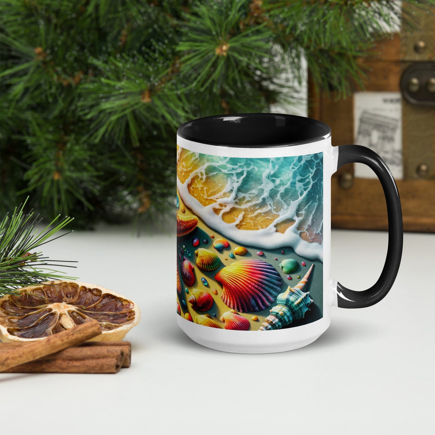 Mug with Color Inside | Seaside Serenity