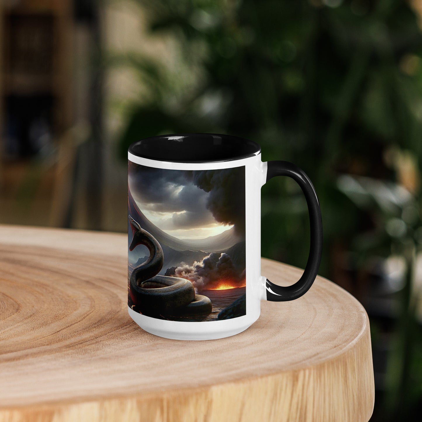 Mug with Color Inside | Prehistoric Fury