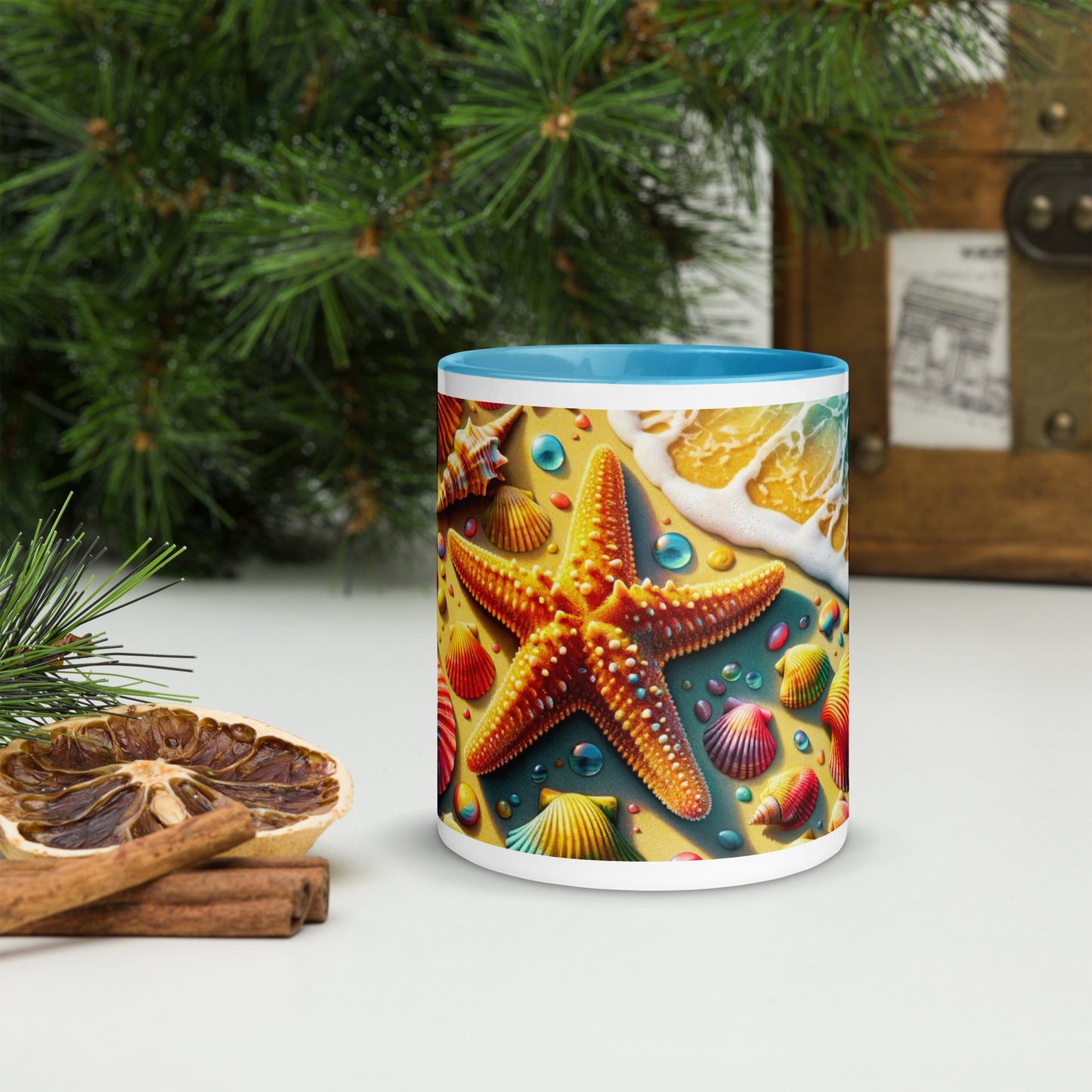 Mug with Color Inside | Seaside Serenity