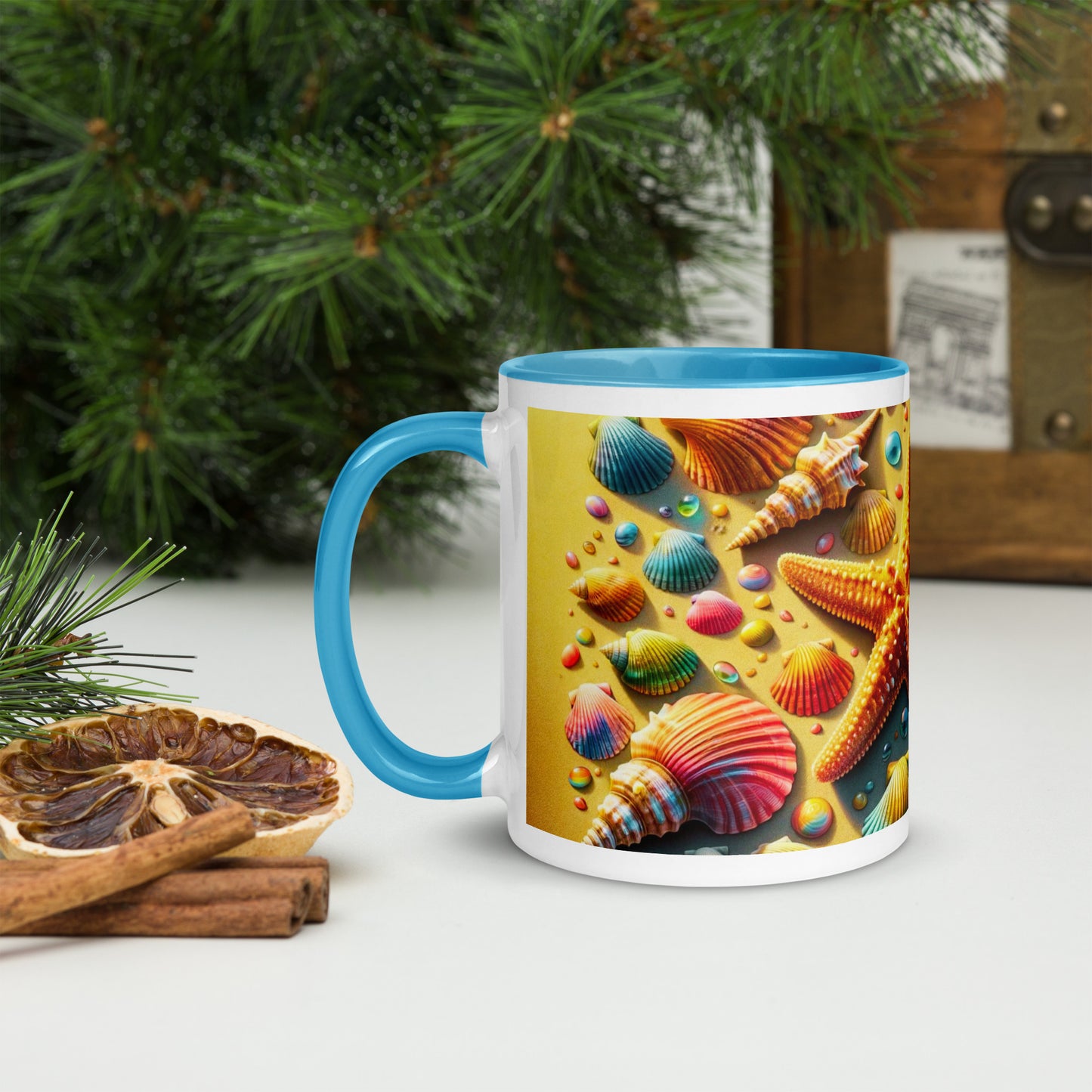 Mug with Color Inside | Seaside Serenity