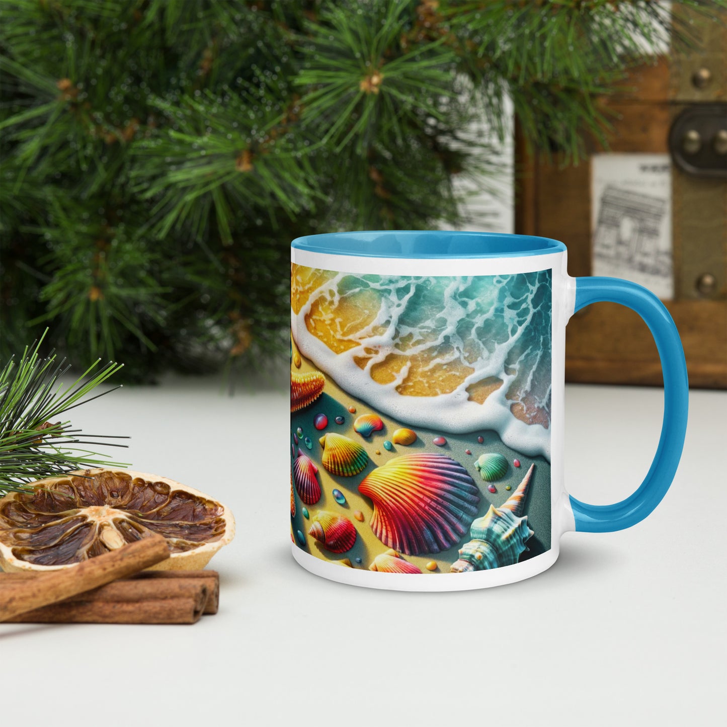 Mug with Color Inside | Seaside Serenity