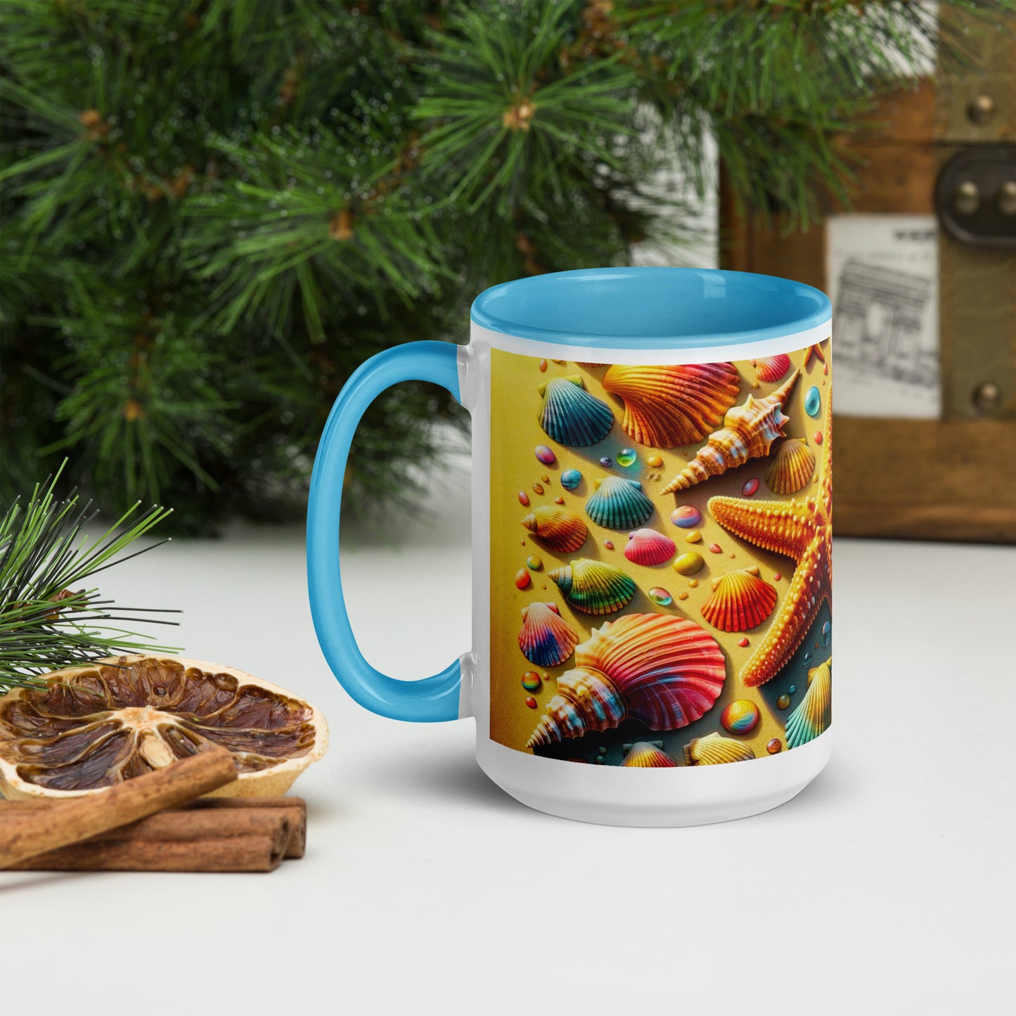 Mug with Color Inside | Seaside Serenity