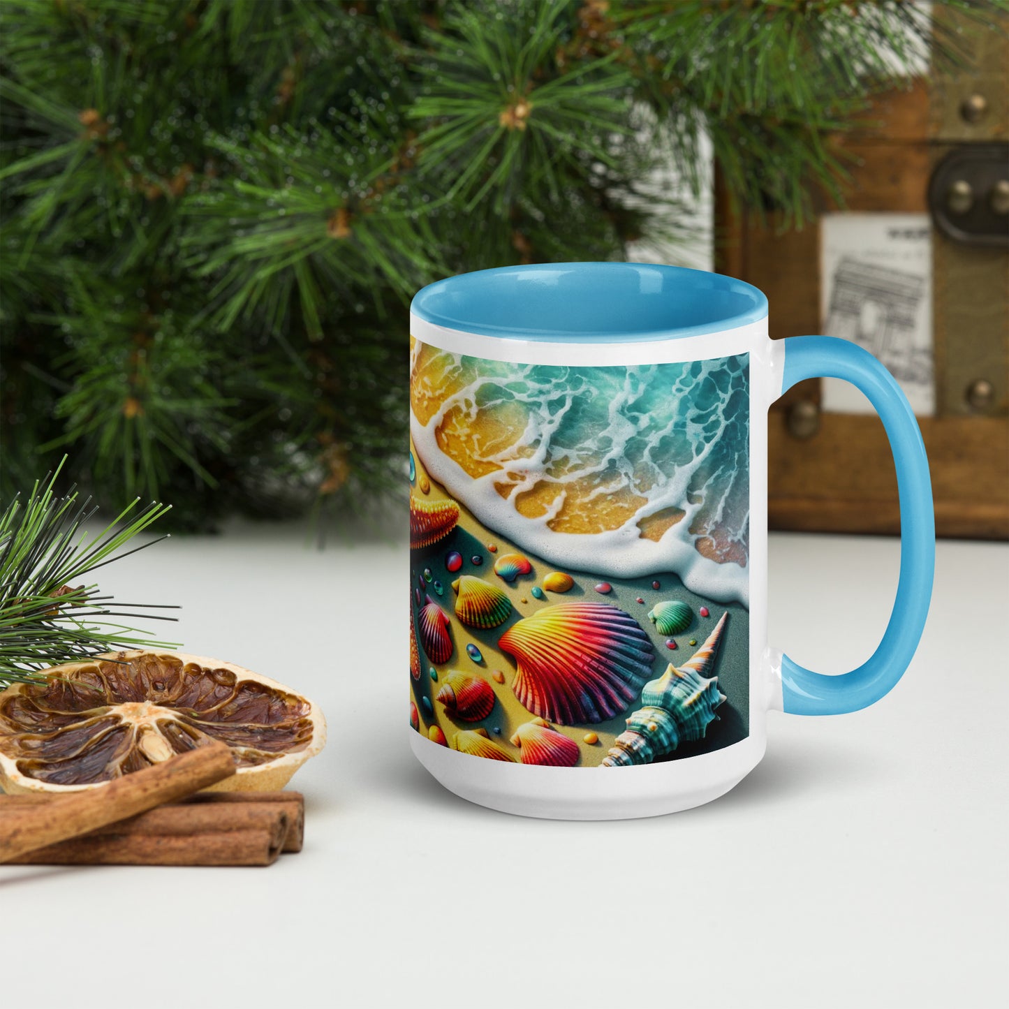Mug with Color Inside | Seaside Serenity