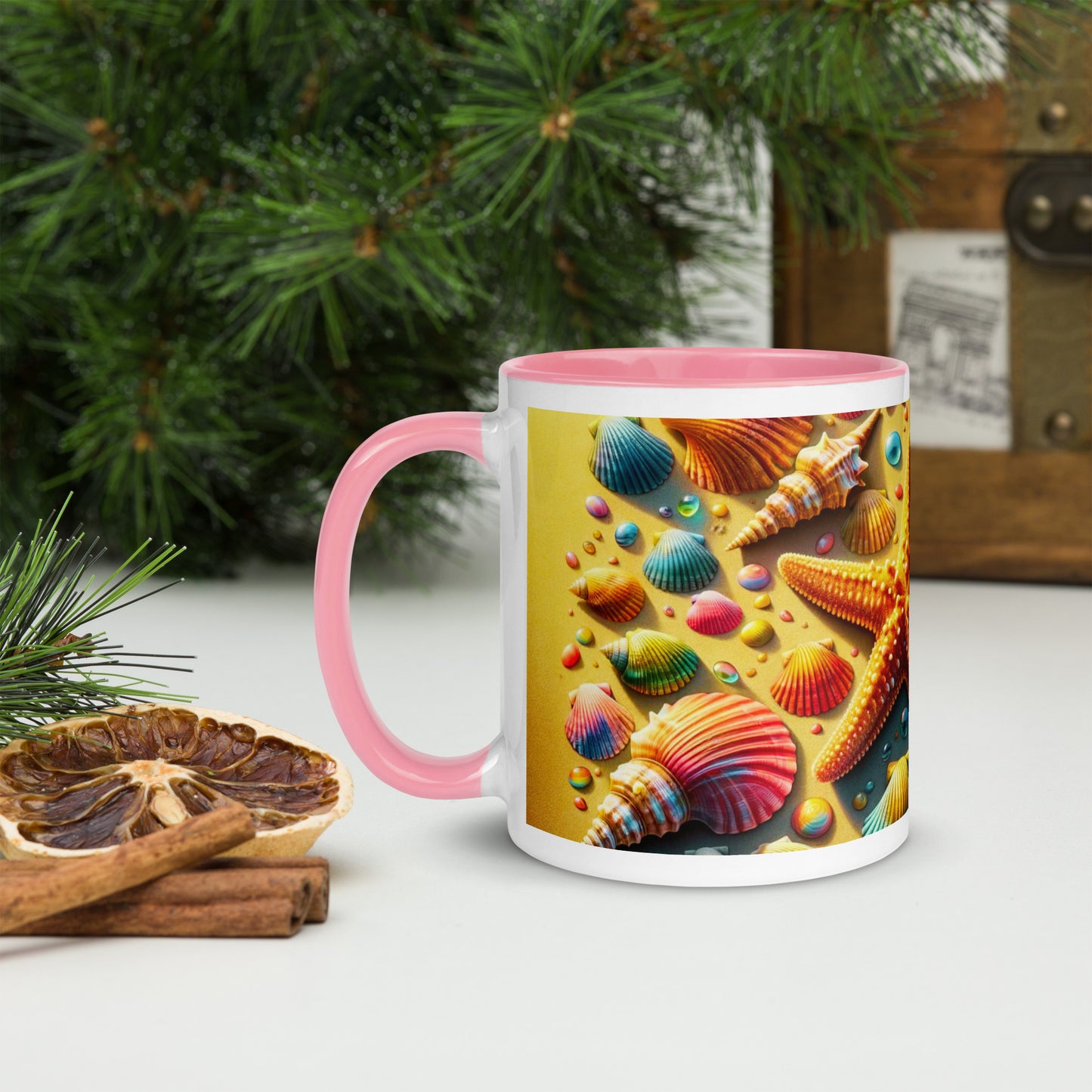 Mug with Color Inside | Seaside Serenity