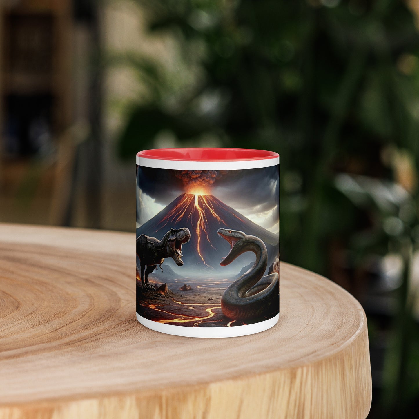 Mug with Color Inside | Prehistoric Fury