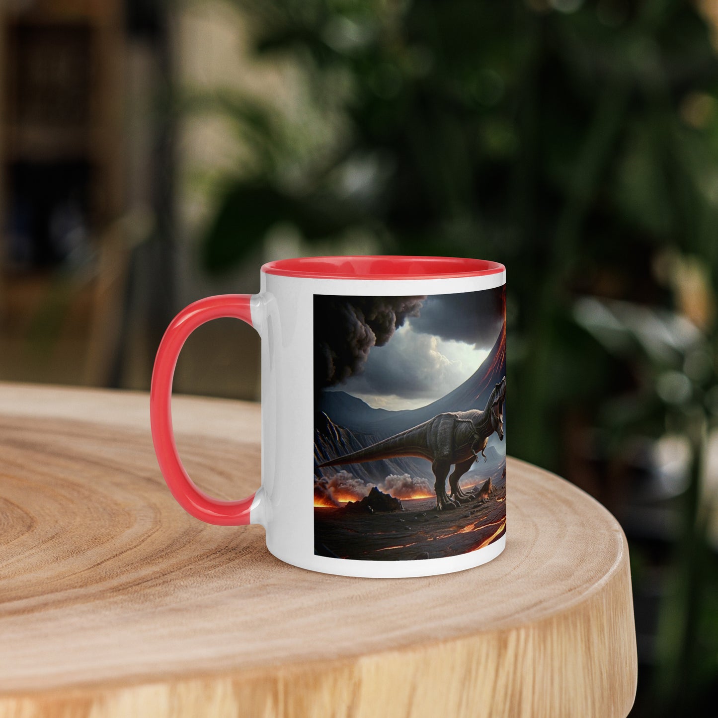 Mug with Color Inside | Prehistoric Fury