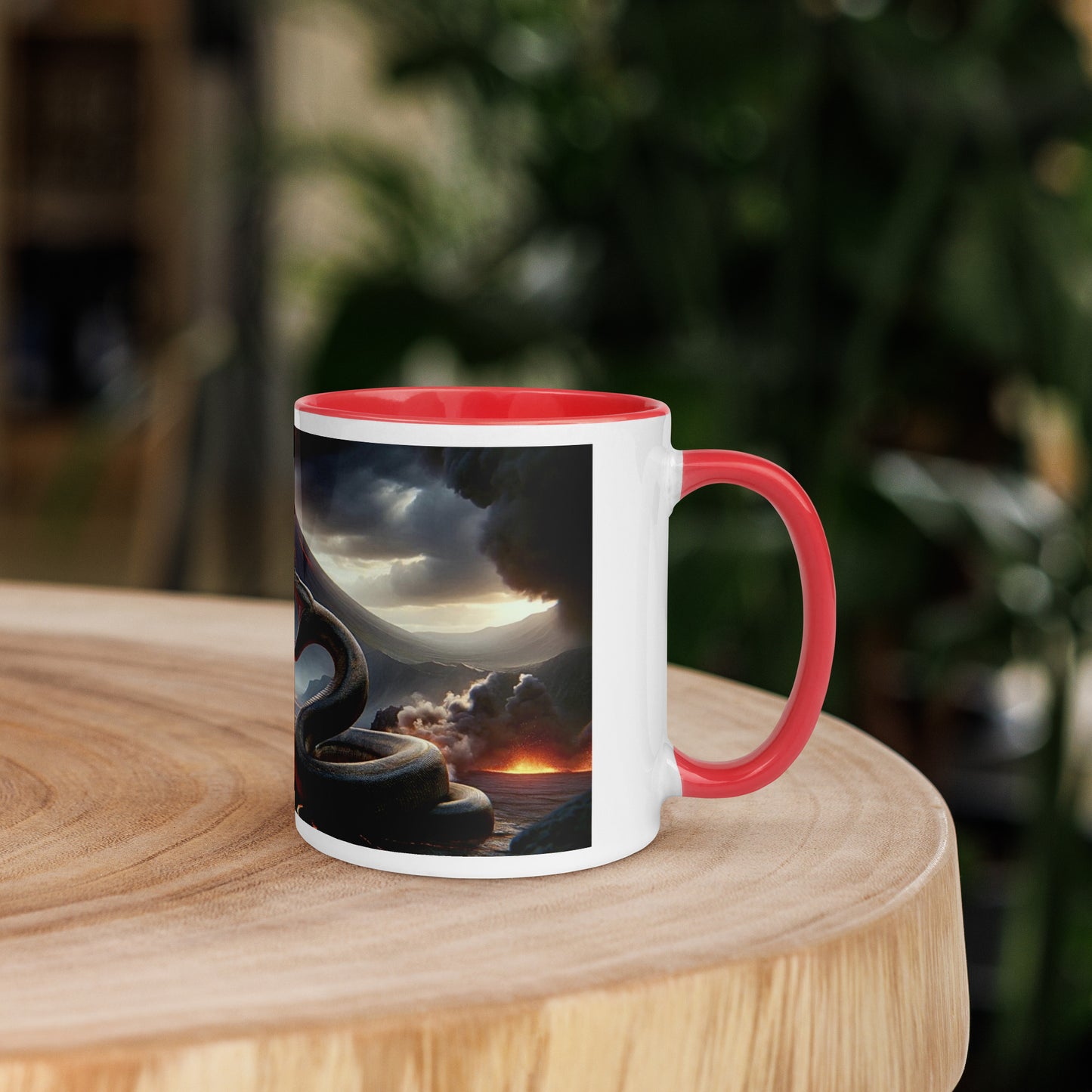 Mug with Color Inside | Prehistoric Fury