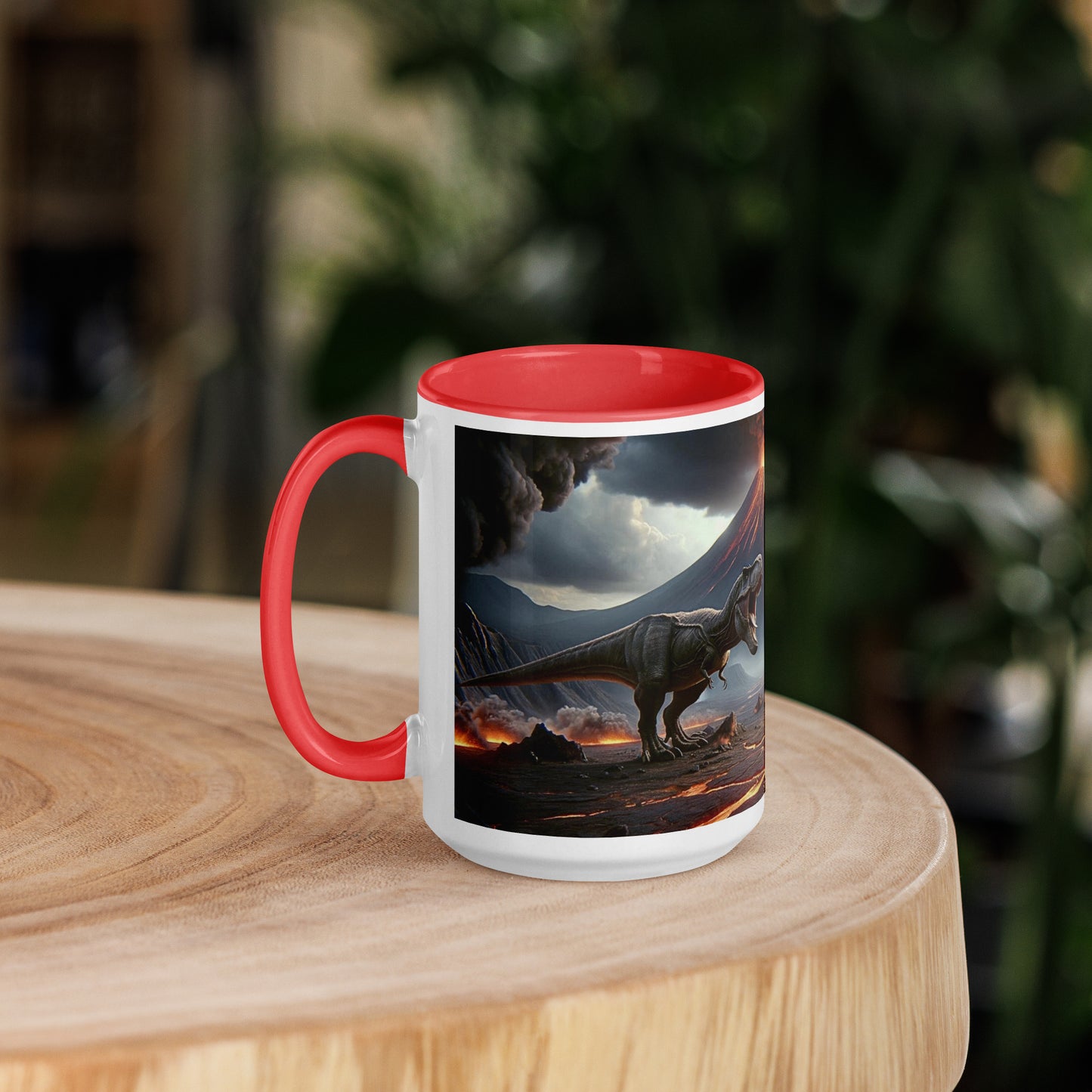 Mug with Color Inside | Prehistoric Fury