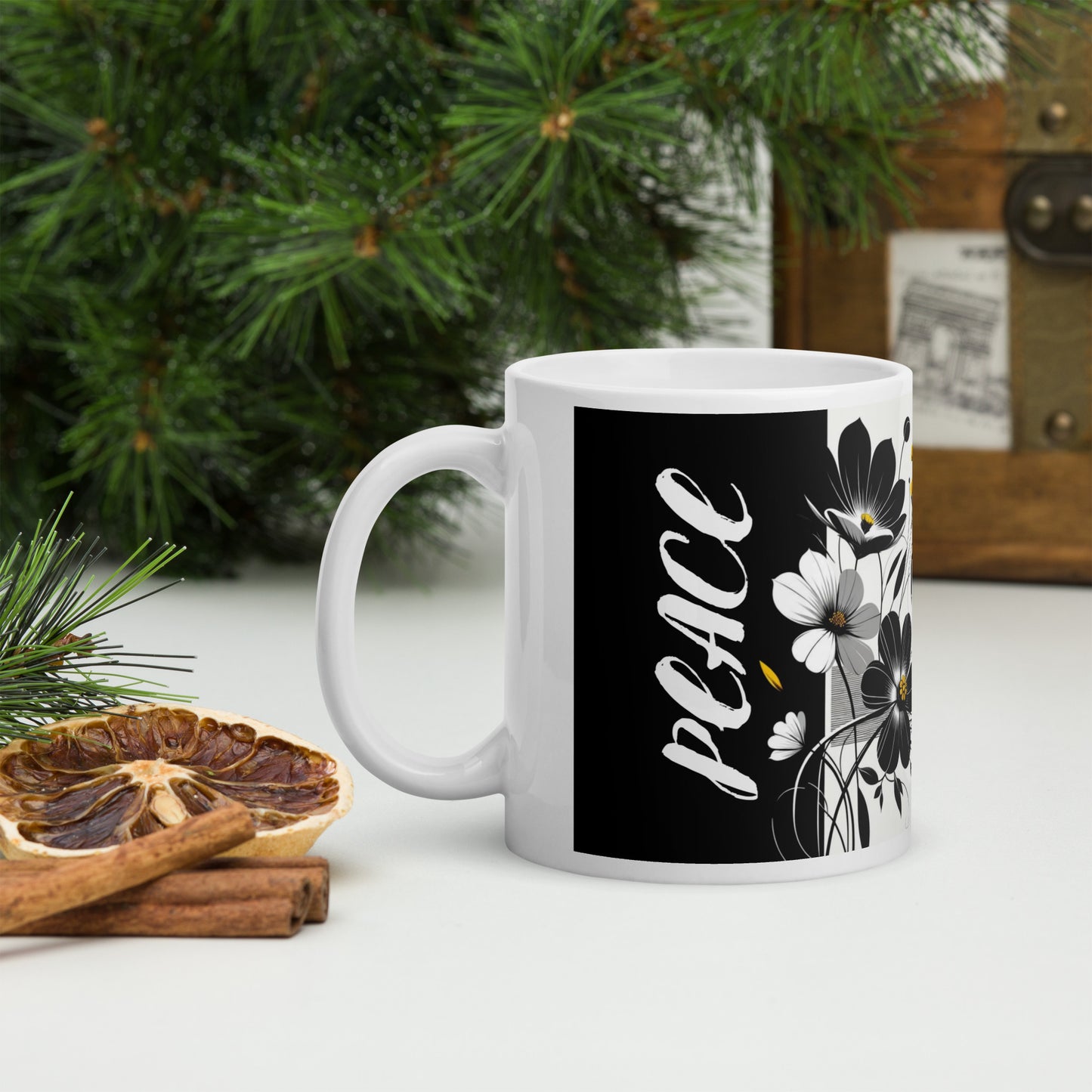 Peace Daisy Love Mug