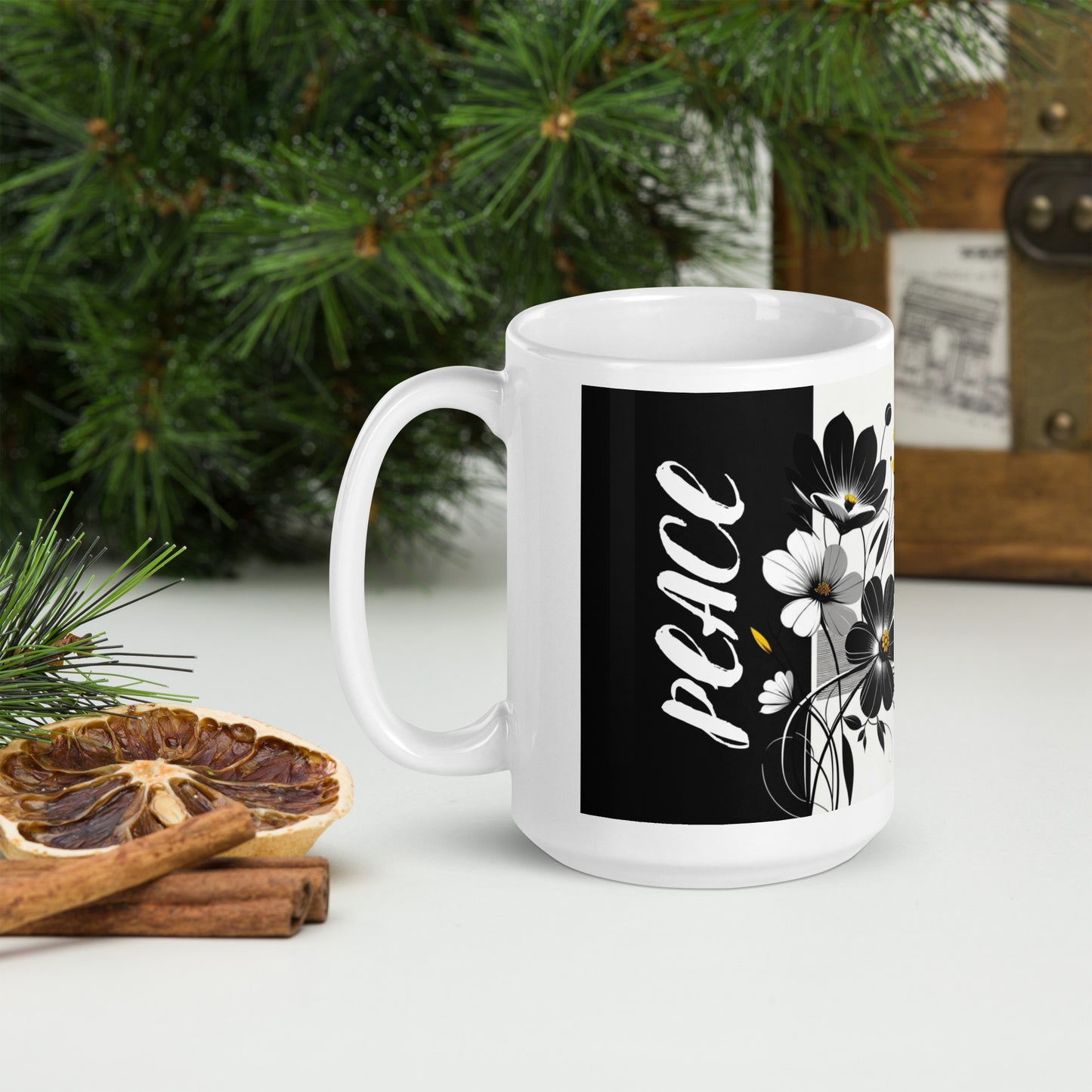 Peace Daisy Love Mug