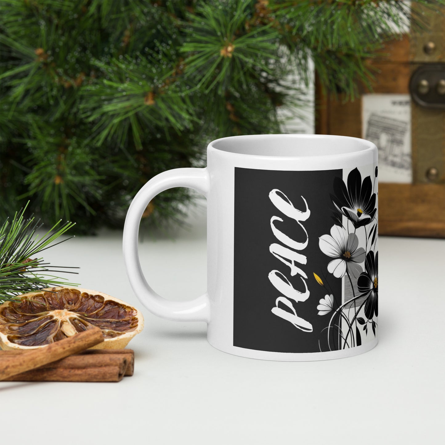 Peace Daisy Love Mug