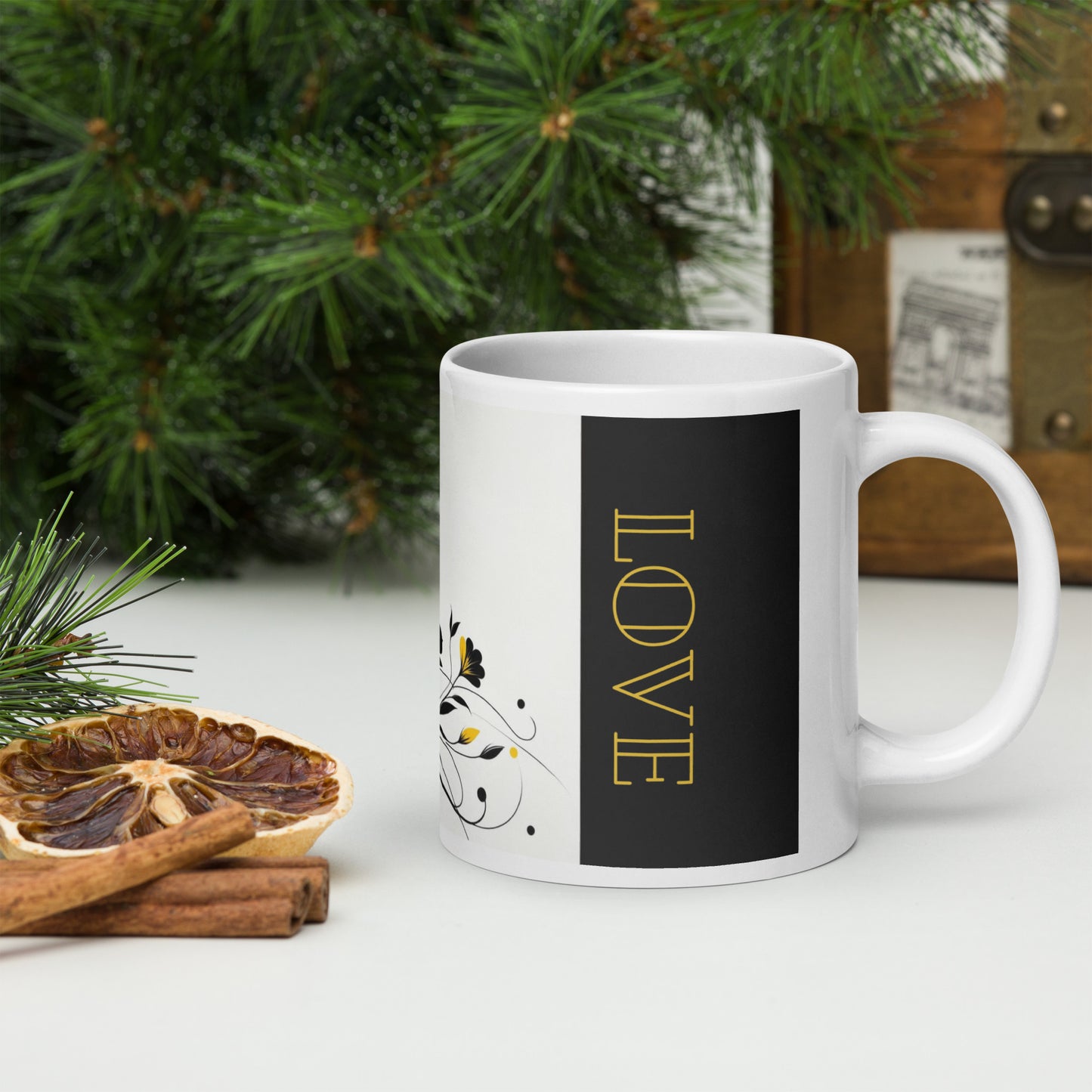 Peace Daisy Love Mug